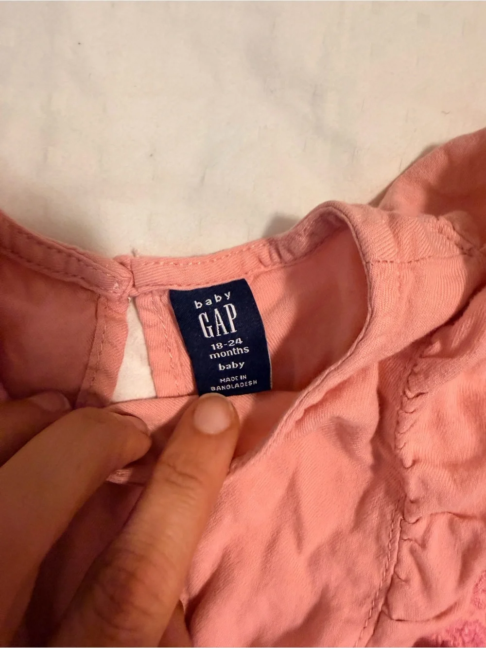 Baby GAP Pink Cotton Romper Duo - Ruffled & Embroidered Styles